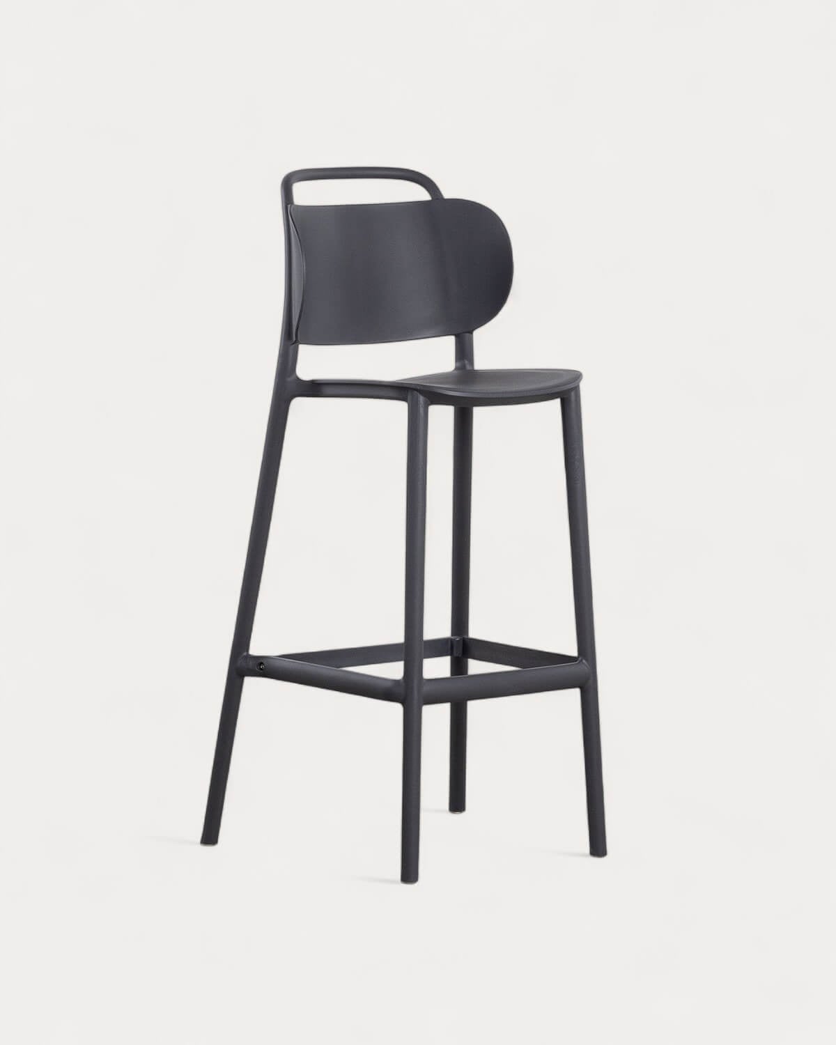 Pack of 4 High Polypropylene Outdoor Stools (77 cm) Kole, gallery image 1