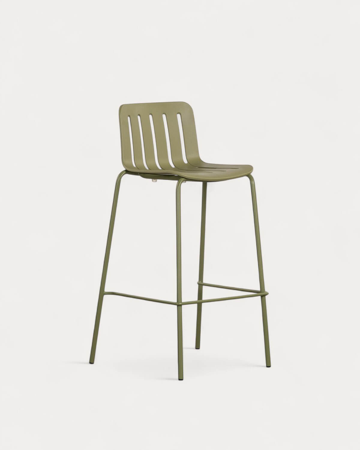 Outdoor High Stool in Polypropylene and Metal (74 cm) Romi, gallery image 1
