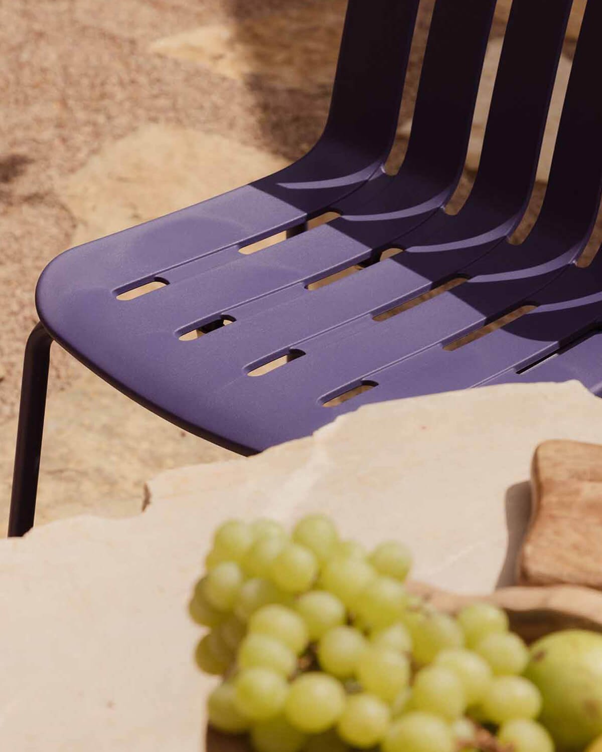 Outdoor High Stool in Polypropylene and Metal (74 cm) Romi, gallery image 3