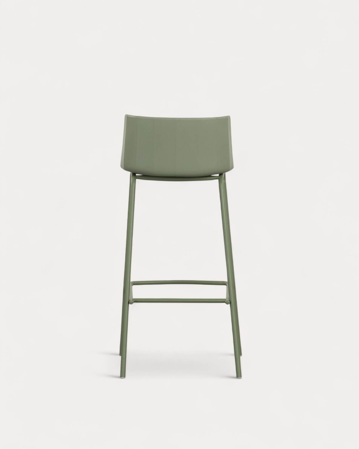 Pack of 2 75 cm outdoor polypropylene and metal bar stools Meivy, gallery image 5
