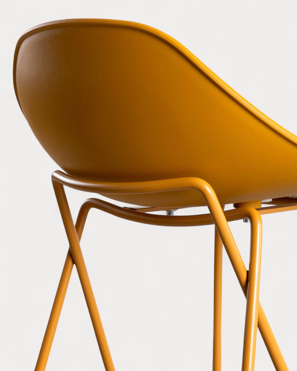 High Polypropylene and Metal Stool (67 cm) Paris, gallery image 6