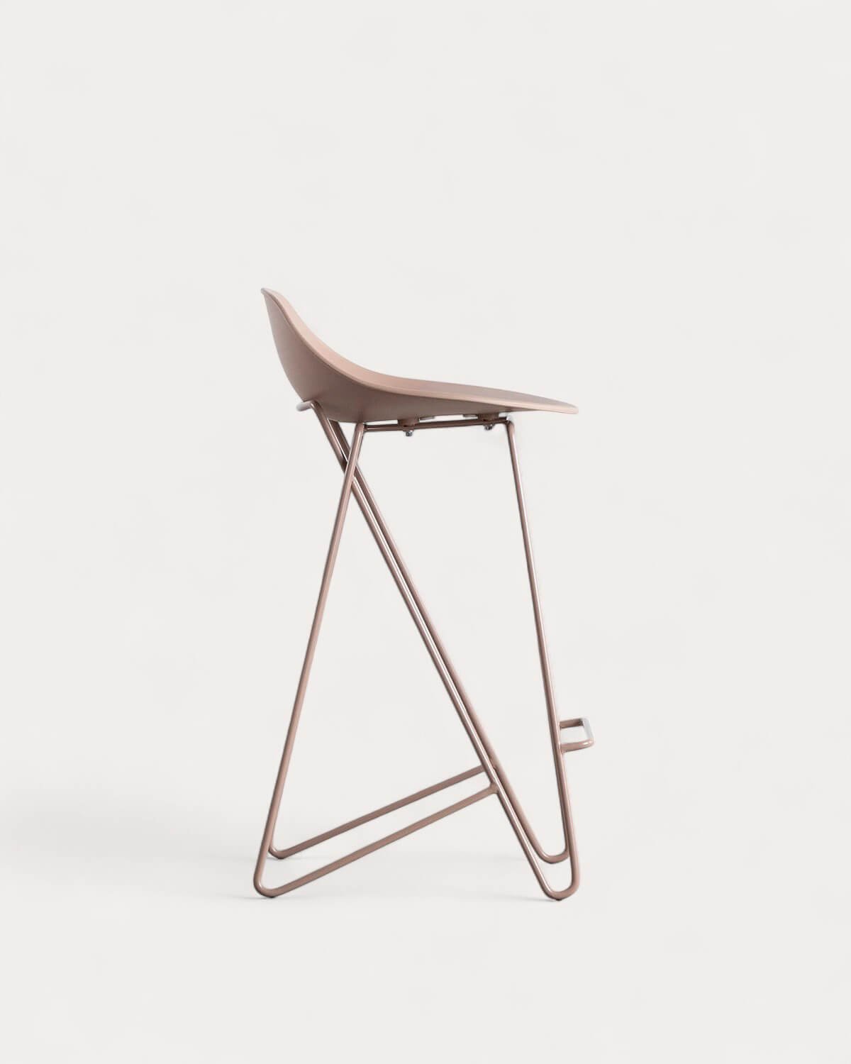 High Polypropylene and Metal Stool (67 cm) Paris, gallery image 4