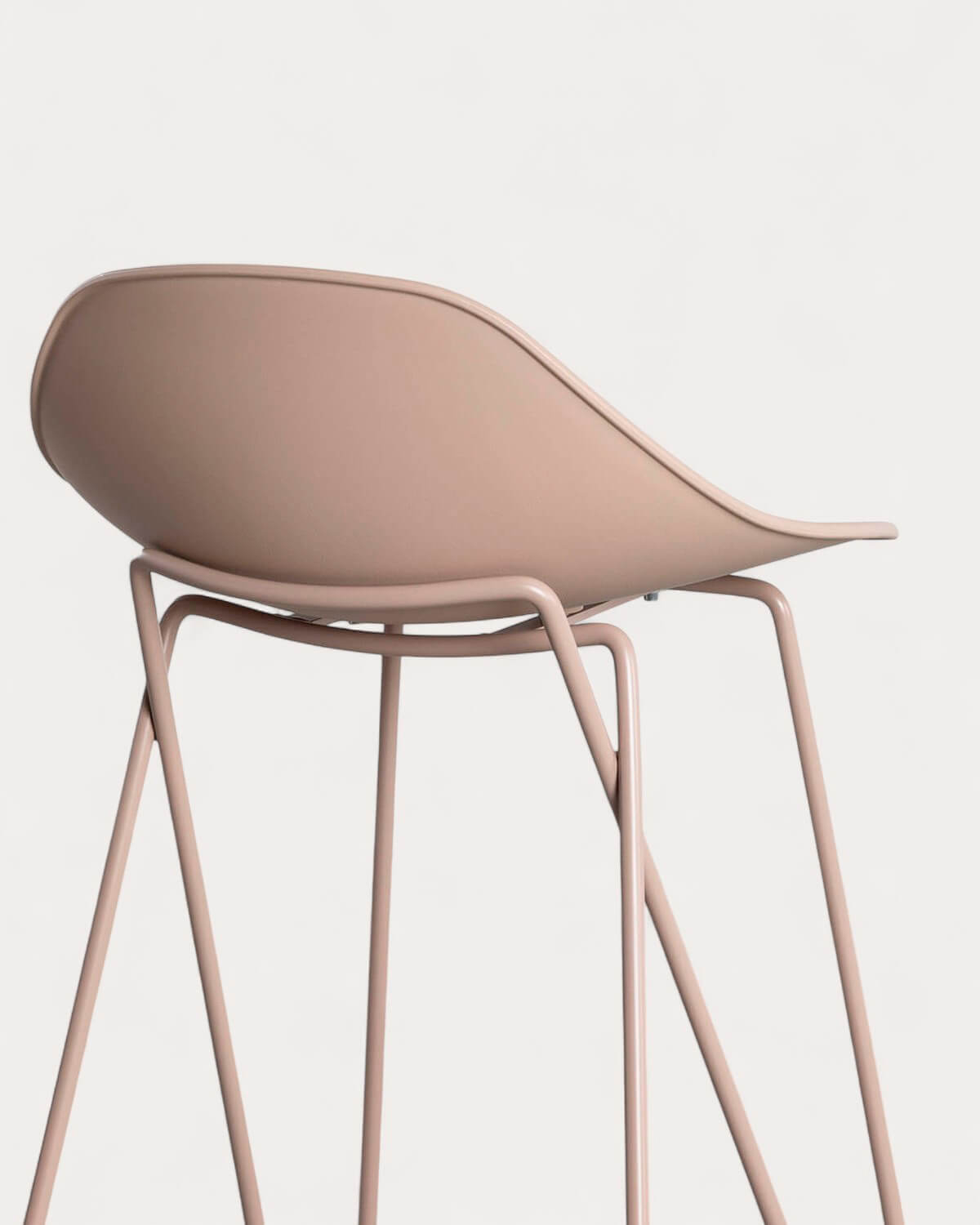 High Polypropylene and Metal Stool (67 cm) Paris, gallery image 7