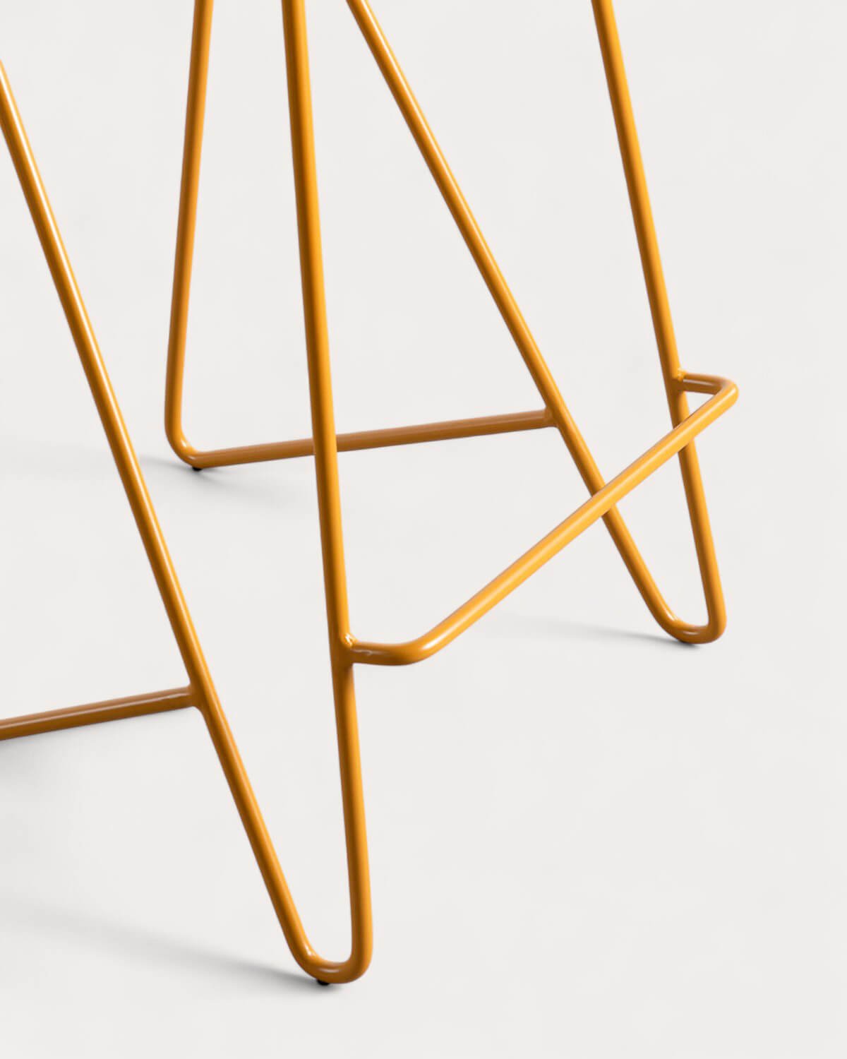 Pack 2 High Polypropylene and Metal Stools (67 cm) Paris, gallery image 6