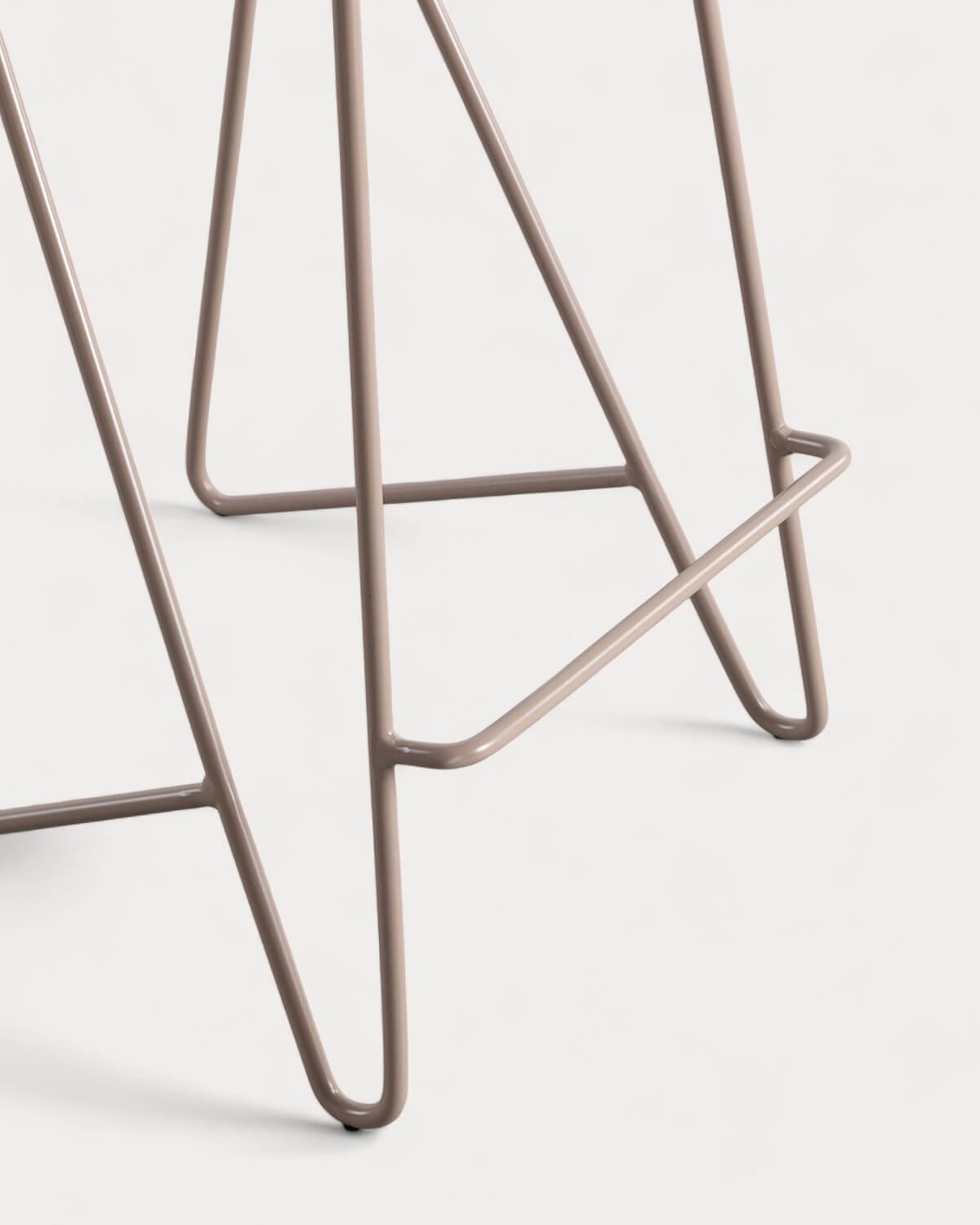 Pack of 4 High Stools in Polypropylene and Steel (67 cm) Paris, gallery image 5