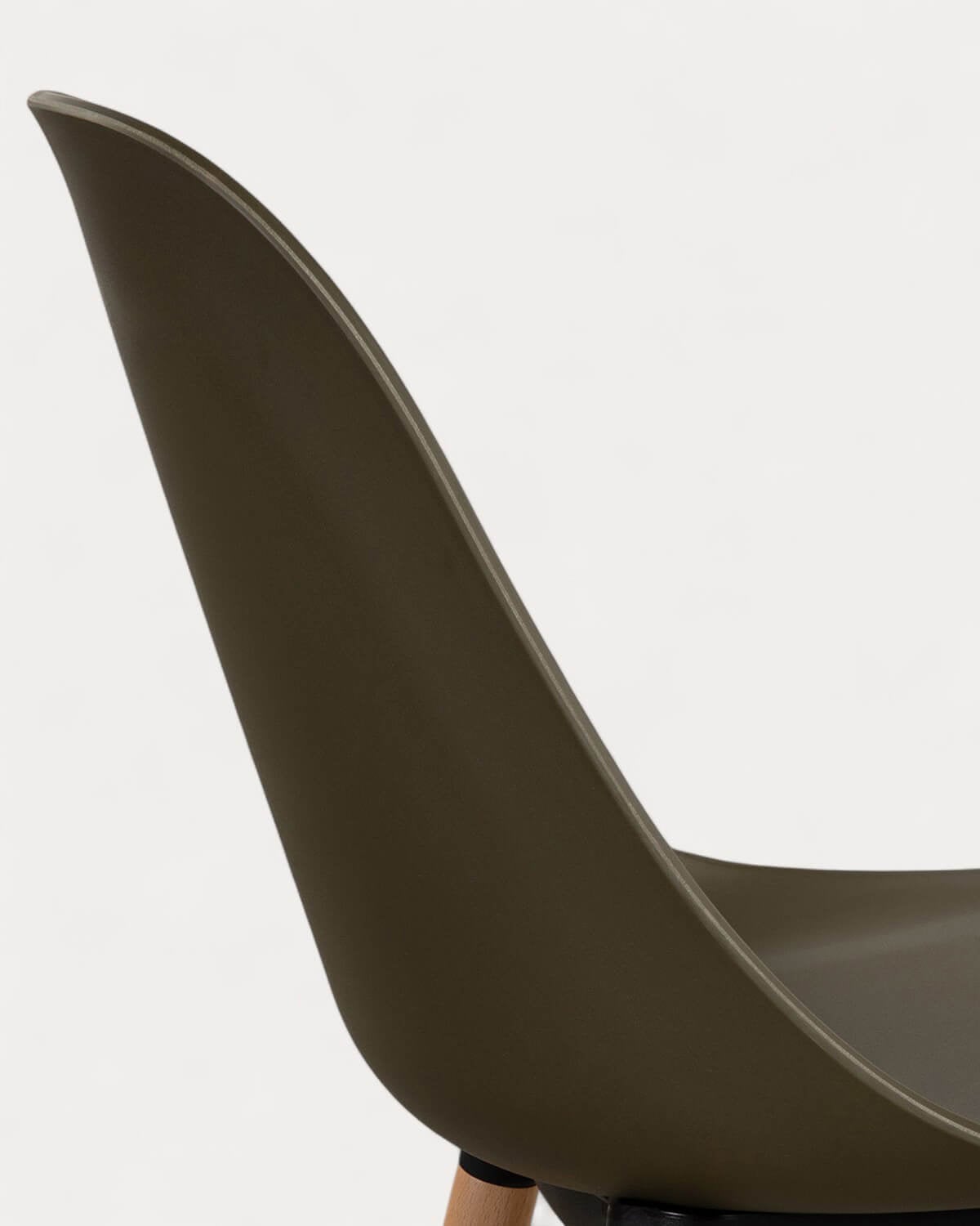 Pack of 2 Polypropylene and Wood Dining Chairs Reine, gallery image 4