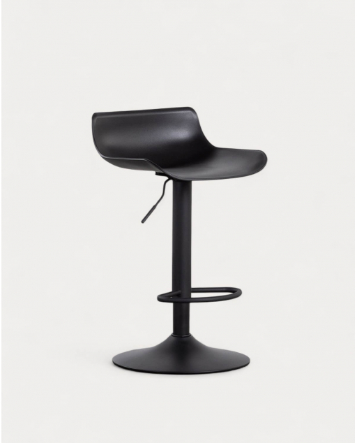 Adjustable High Polyethylene Stool Corea - Black Obsidian