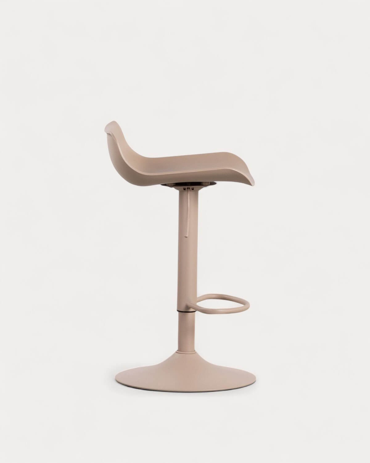 Pack of 2 Adjustable High Stools in Polyethylene and Metal Corea, gallery image 4