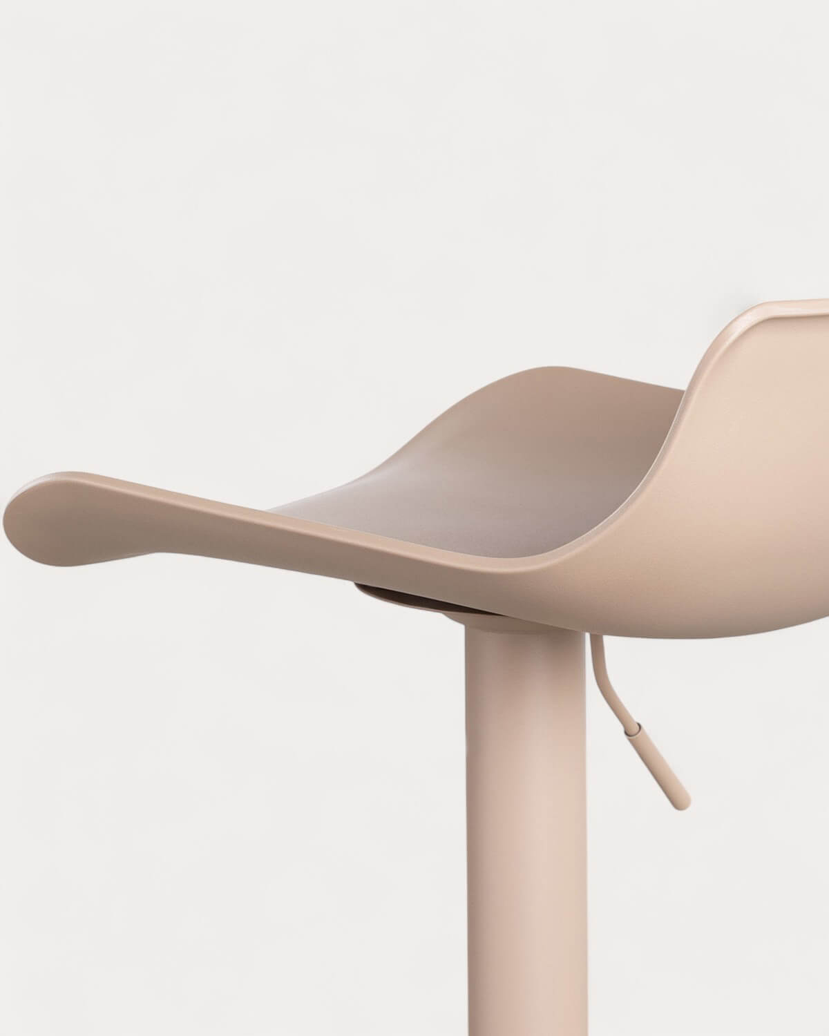 Pack of 2 Adjustable High Stools in Polyethylene and Metal Corea, gallery image 7