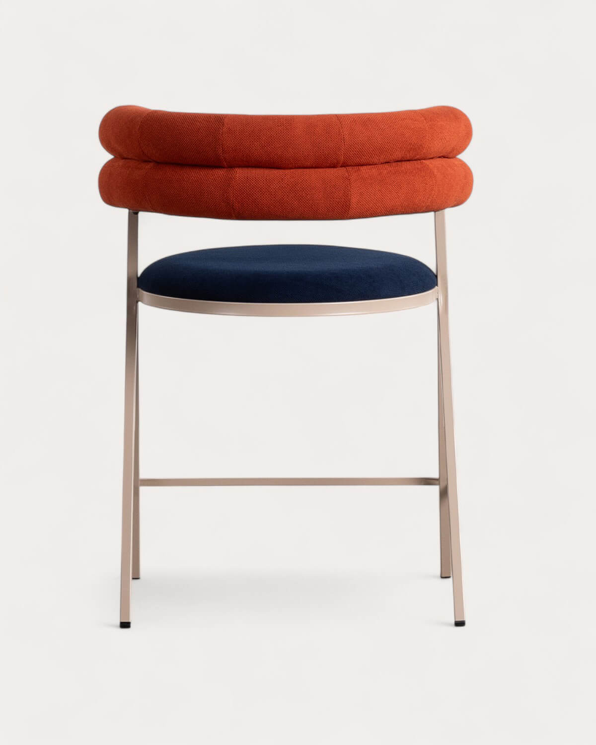 Pack of 2 High Stools in Fabric and Metal (65 cm) Aixa, gallery image 5
