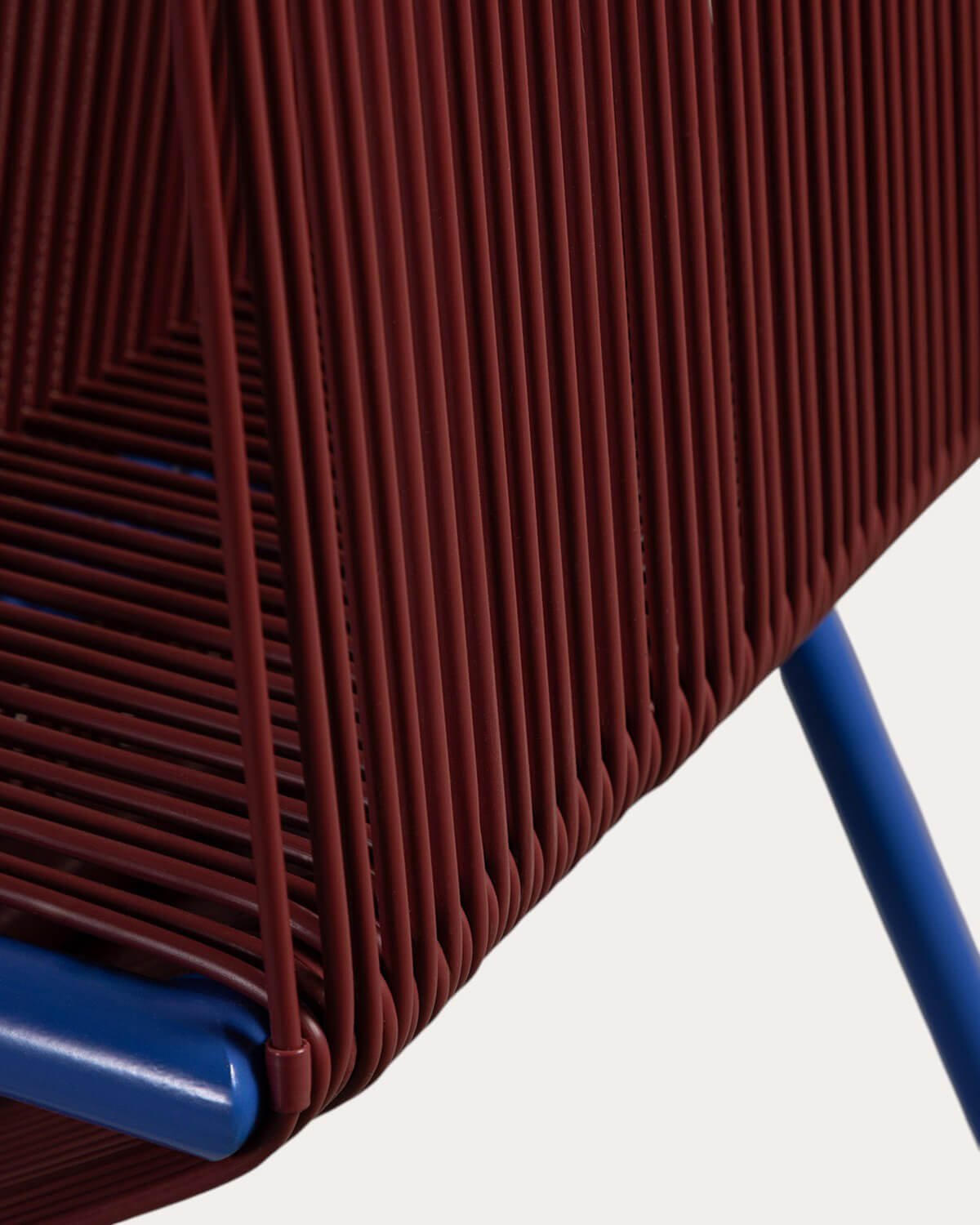 Synthetic Rattan and Metal Dining Chair Amur Colors, gallery image 6