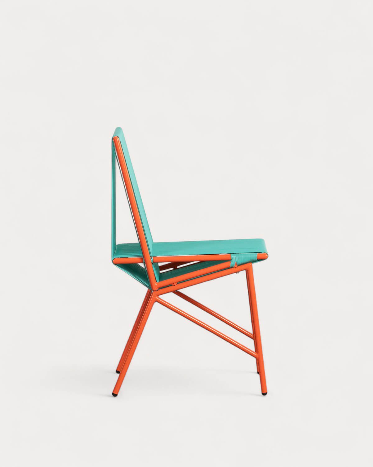 Synthetic Rattan and Metal Dining Chair Amur Colors, gallery image 4