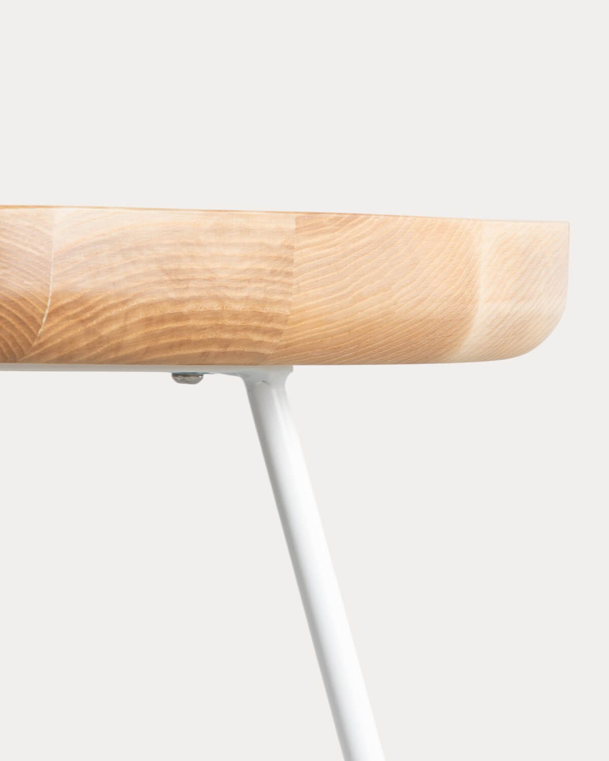 Pack of 4 High Stools in Wood and Metal (67.5 cm) Roses, gallery image 5