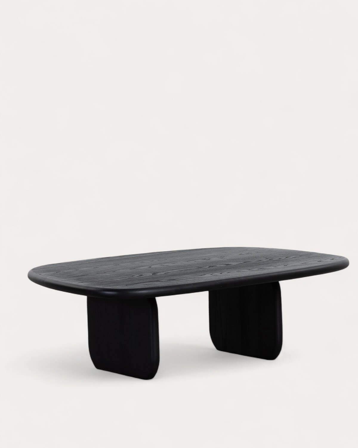 Rectangular Coffee Table made of Pine Wood and Elm Wood (110x80 cm) Esther, gallery image 1