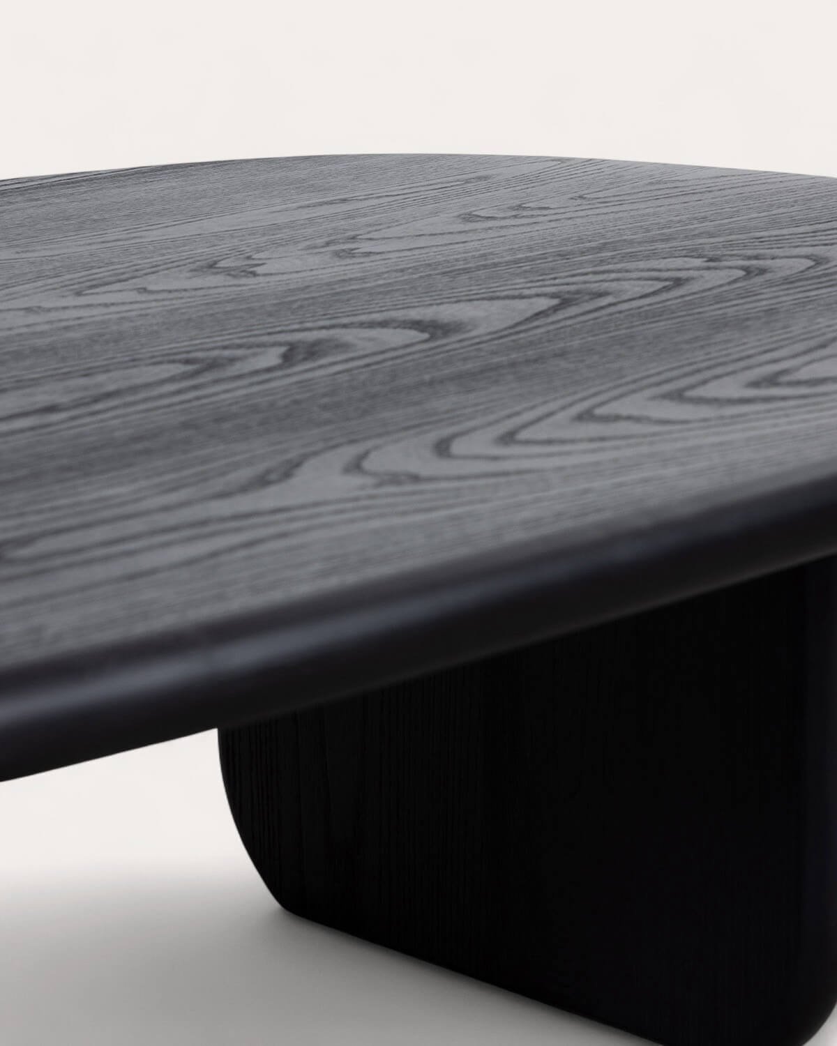 Rectangular Coffee Table made of Pine Wood and Elm Wood (110x80 cm) Kuroen, gallery image 8