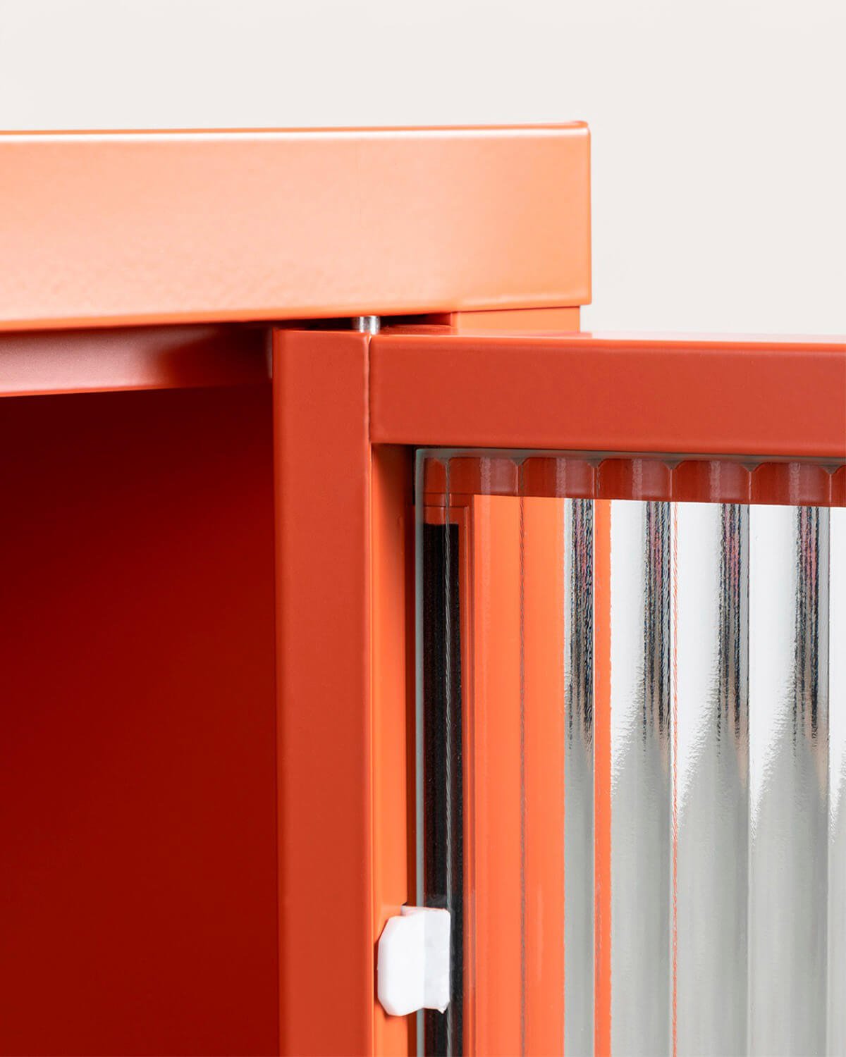 TV Unit 3 Doors in Laminated Steel and Glass Soan, gallery image 8