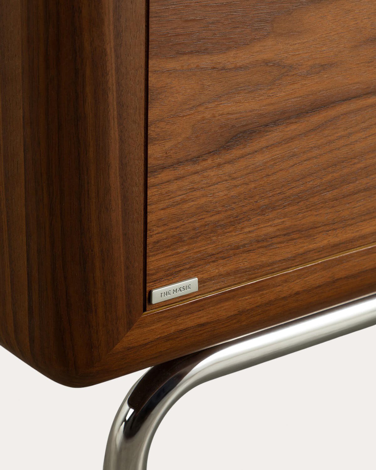 Low Sideboard with 2 Wooden and Metal Doors Candela, gallery image 7