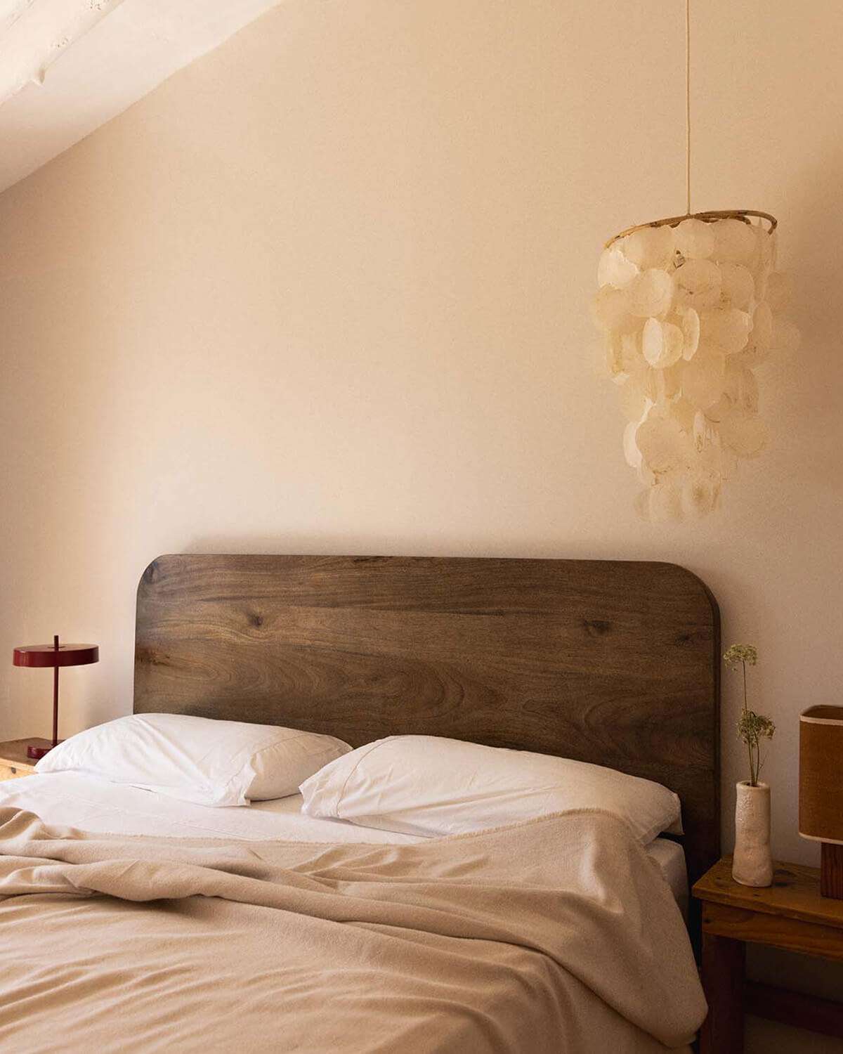 Headboard for Mango Wood Bed (80x160 cm) Vanile, gallery image 2