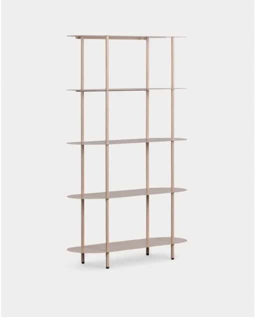 Metal Shelf (150,5x90 cm) Idris - Brown Clay