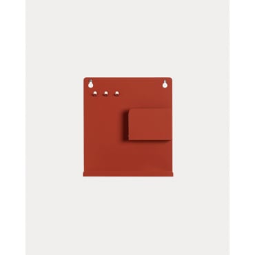 Wall Shelf Metal Izan Red Brick - The Masie