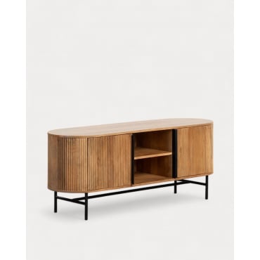 Preston Mango Wood 2 Doors TV Cabinet