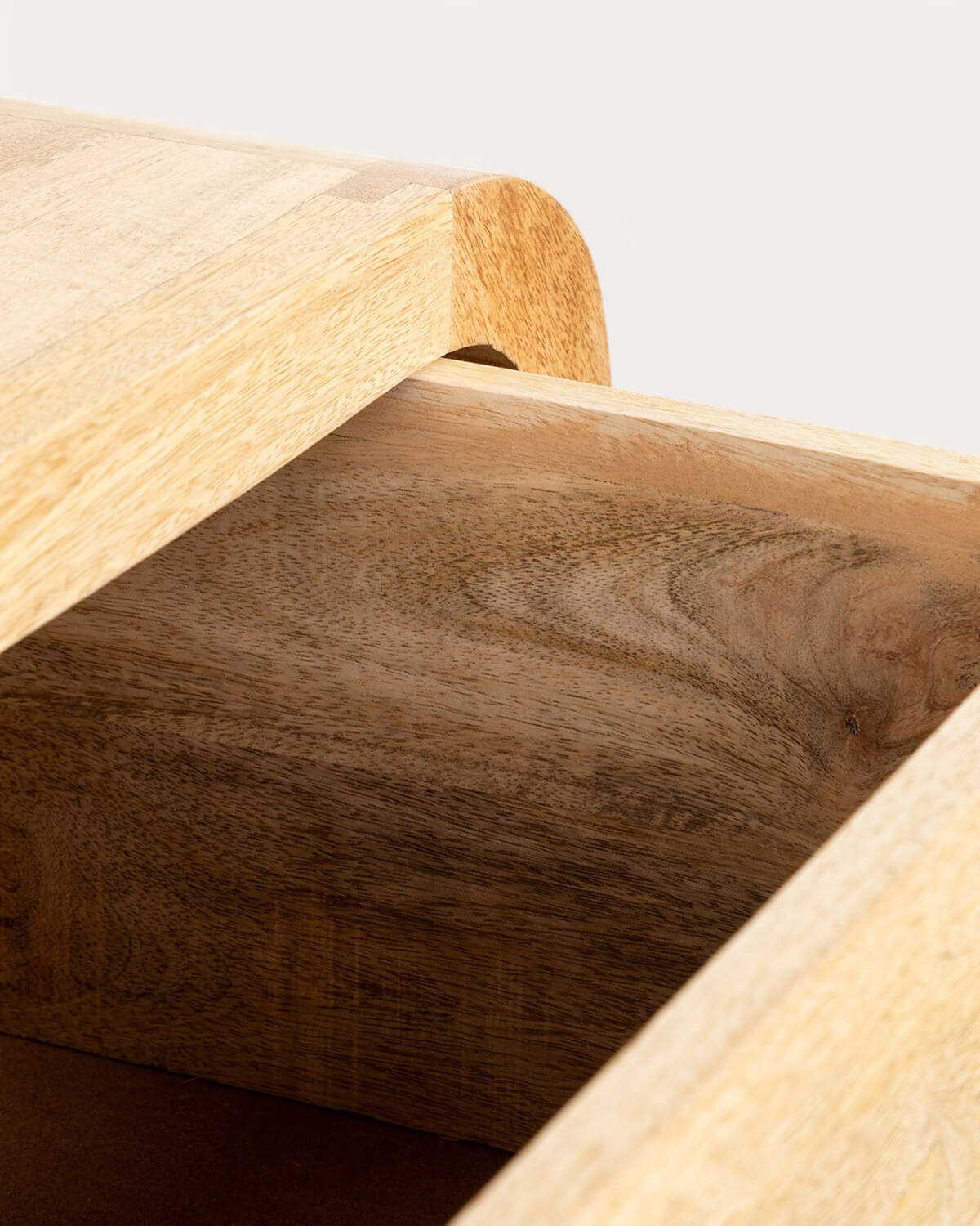 Chest of Drawers with 3 Drawers 80x50 cm Made of Mango Wood Vanile, gallery image 6