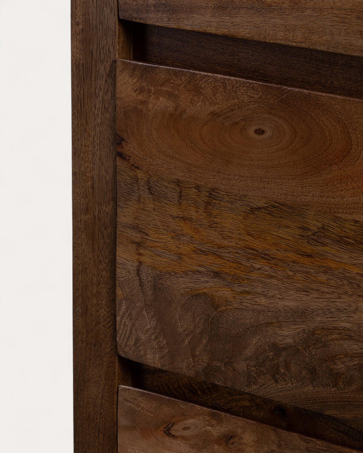Chest of Drawers with 3 Drawers Made of Vanile Mango Wood, gallery image 7