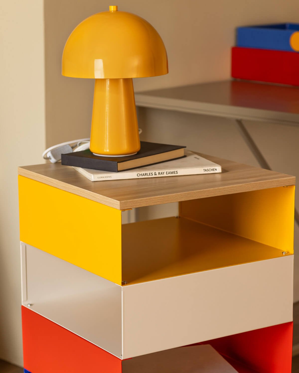 Shelving with Metal Wheels (76x40 cm) Aiora, gallery image 3