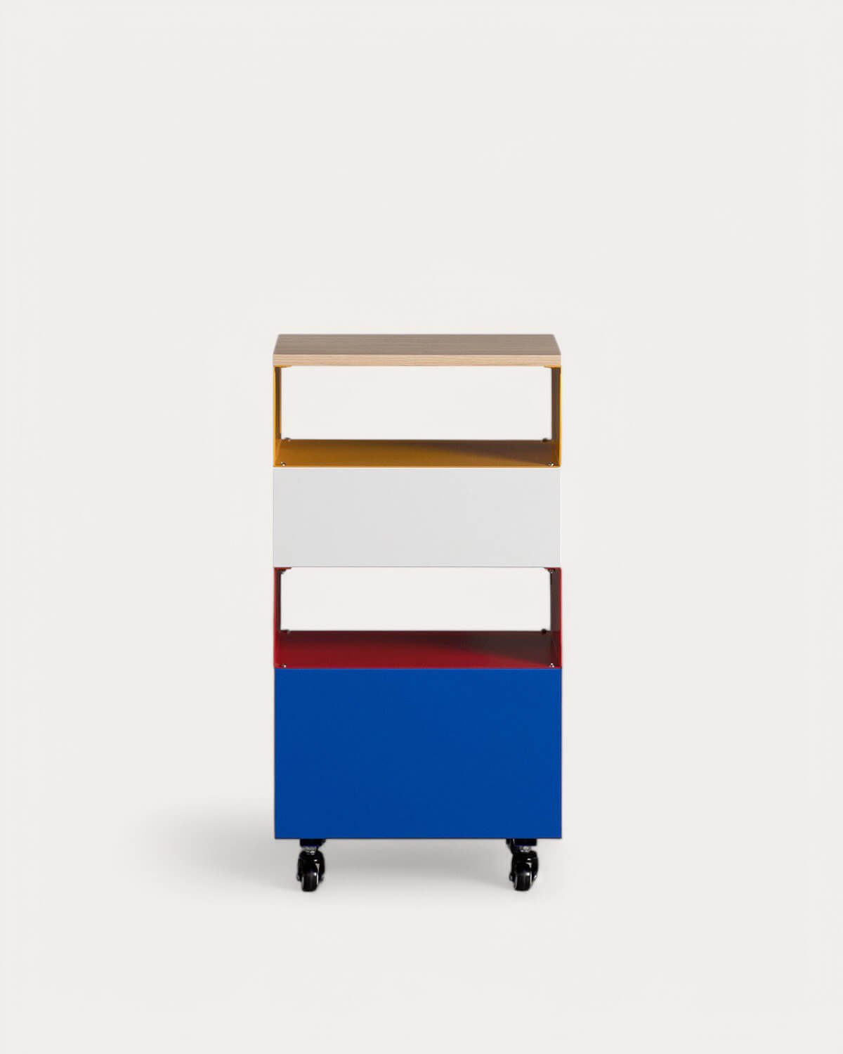 Shelving with Metal Wheels (76x40 cm) Aiora, gallery image 4