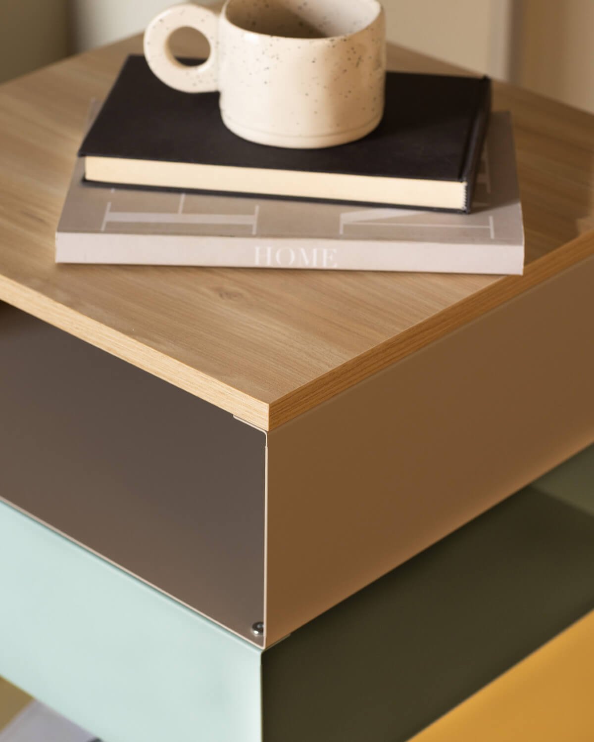 Shelving with Metal Wheels (76x40 cm) Aiora, gallery image 3