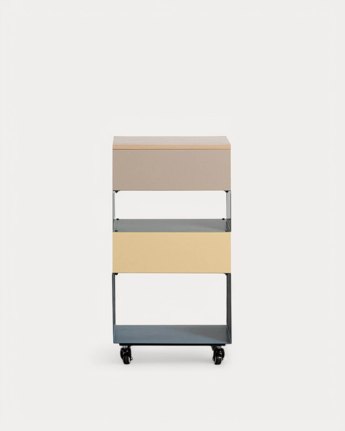 Shelving with Metal Wheels (76x40 cm) Aiora, gallery image 5