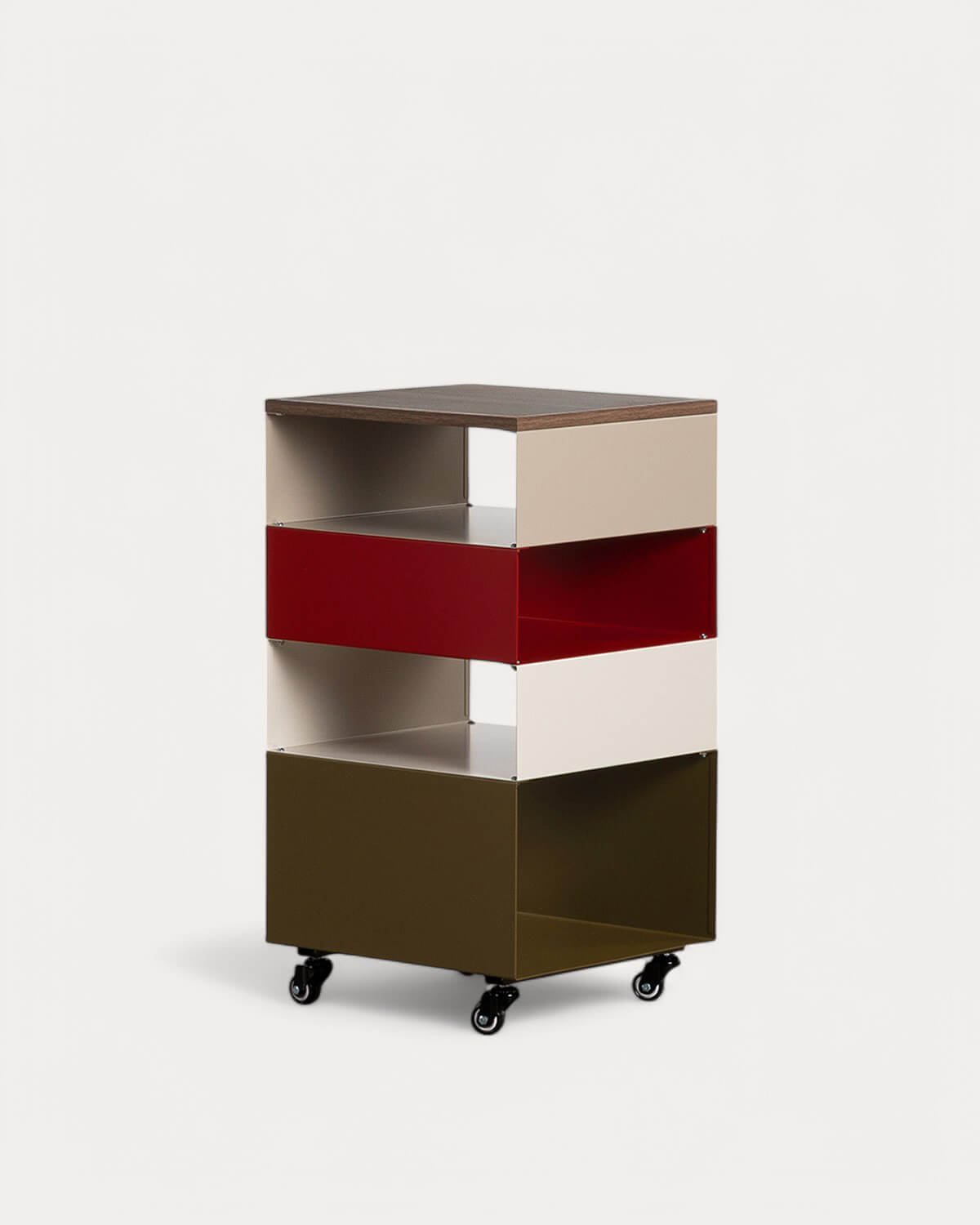 Shelving with Metal Wheels (76x40 cm) Aiora, gallery image 1