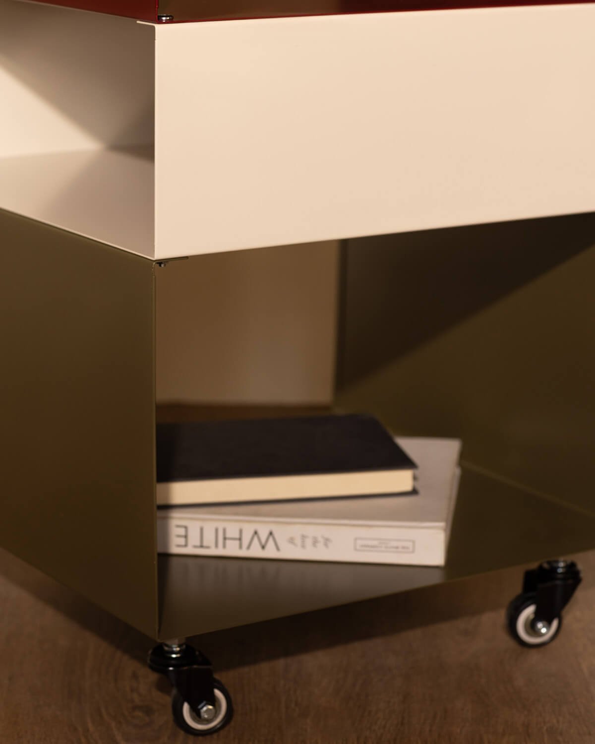 Shelving with Metal Wheels (76x40 cm) Aiora, gallery image 3