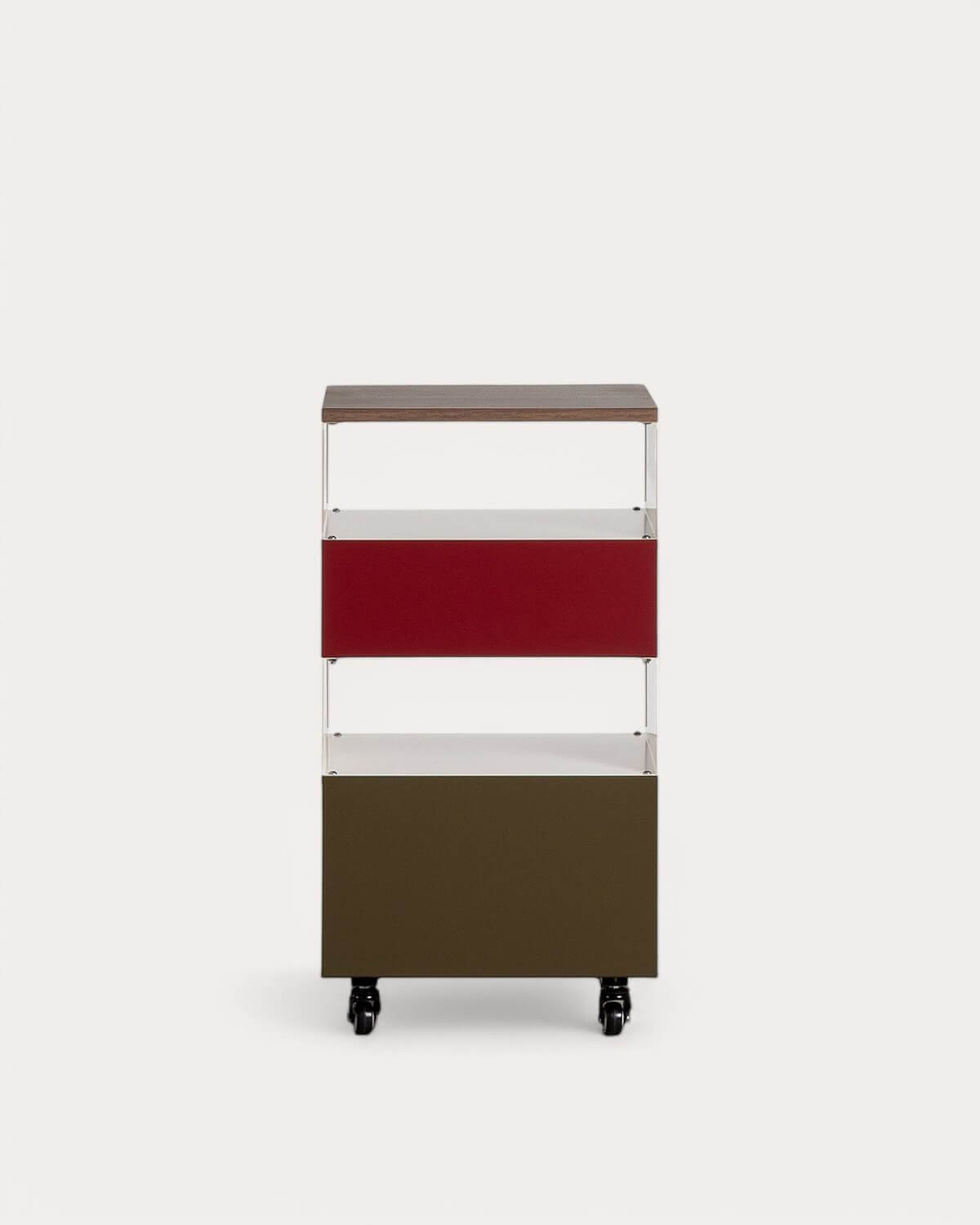 Shelving with Metal Wheels (76x40 cm) Aiora, gallery image 4