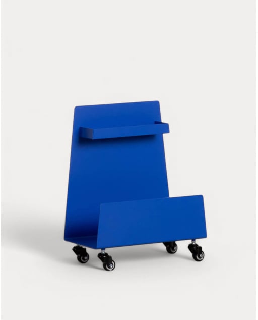 Auxiliary Cart with Metal Shelf Izan