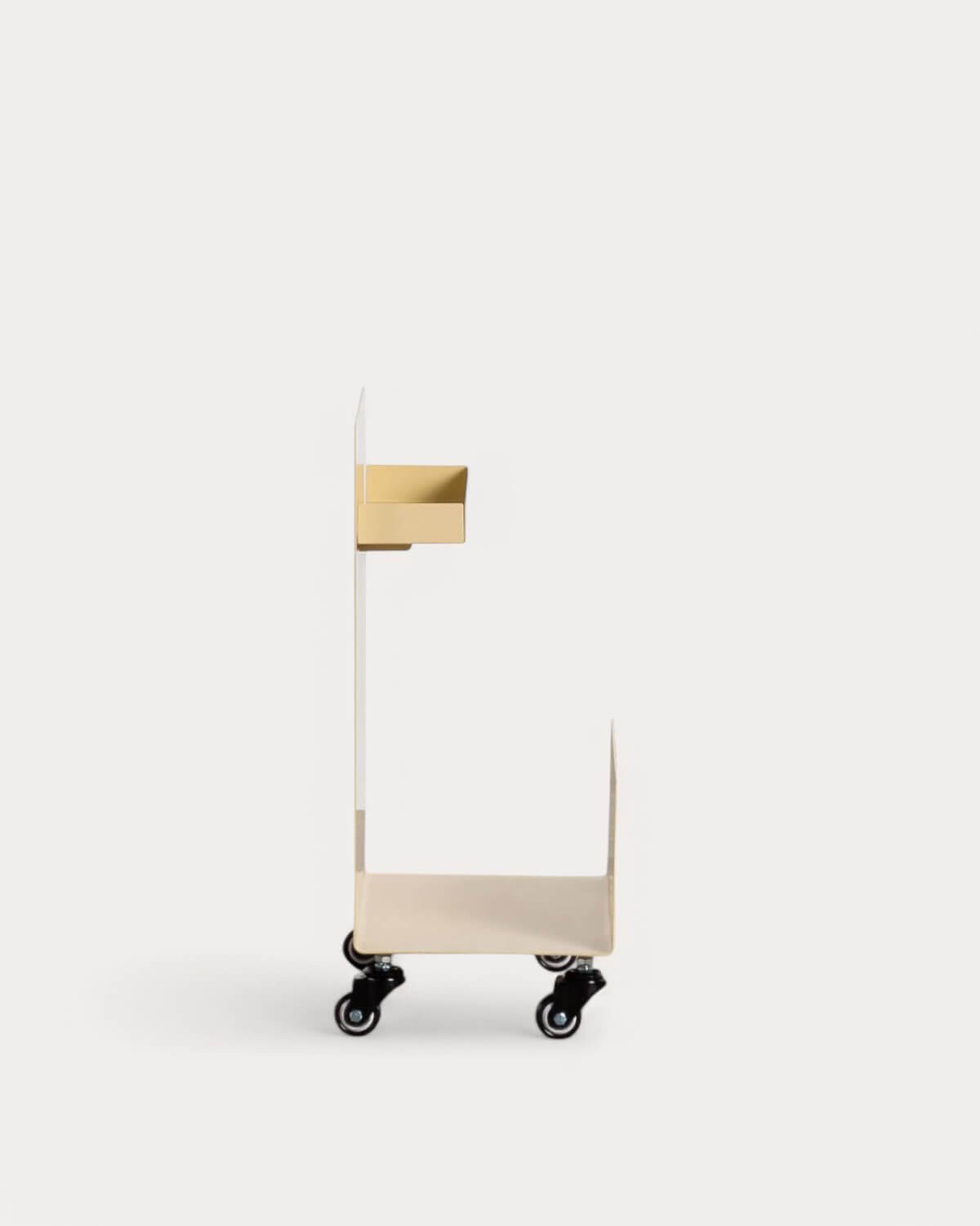 Auxiliary Cart with Metal Shelf Izan, gallery image 5