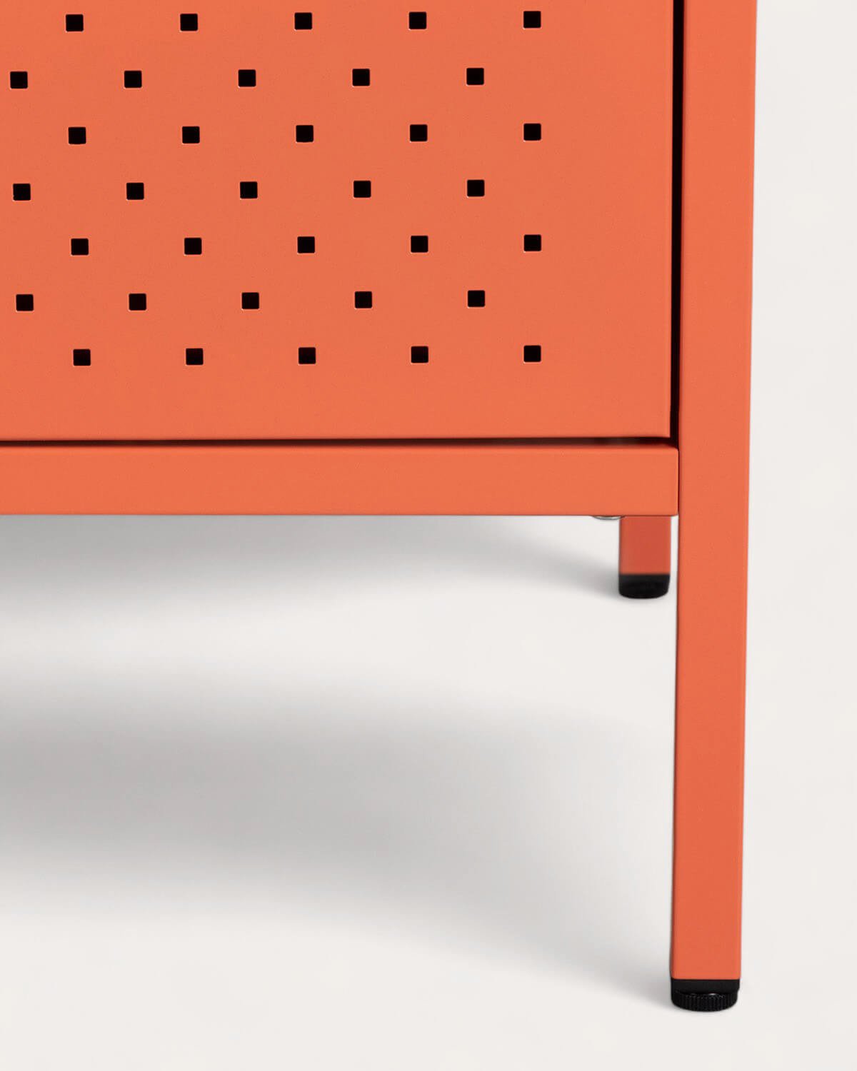 Standing Coat Rack with Shelf and Two Drawers in Laminated Steel and Pine Wood (180x70 cm) Varys, gallery image 5