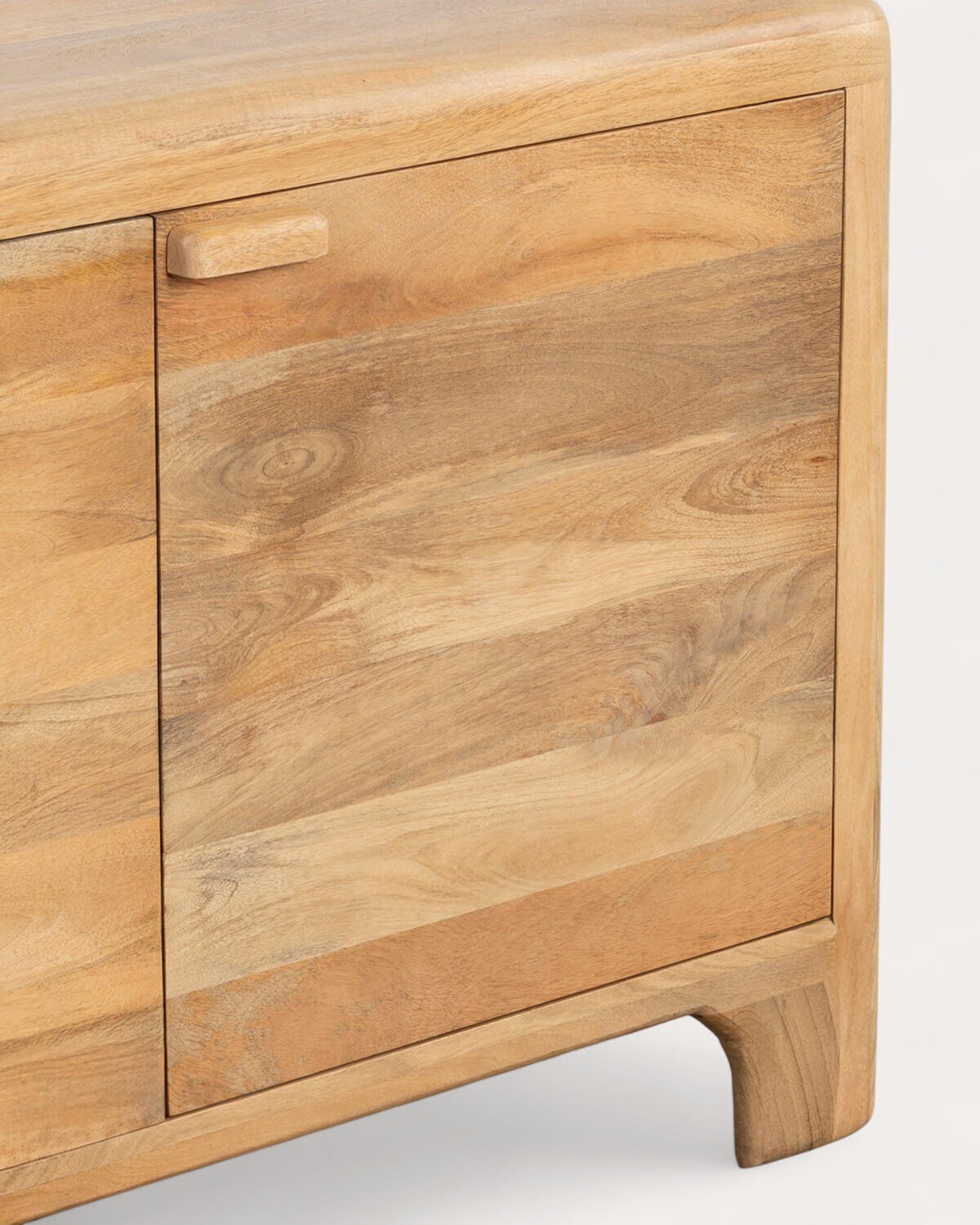 Mango Wood 3 Door Low Sideboard Reichel, gallery image 6