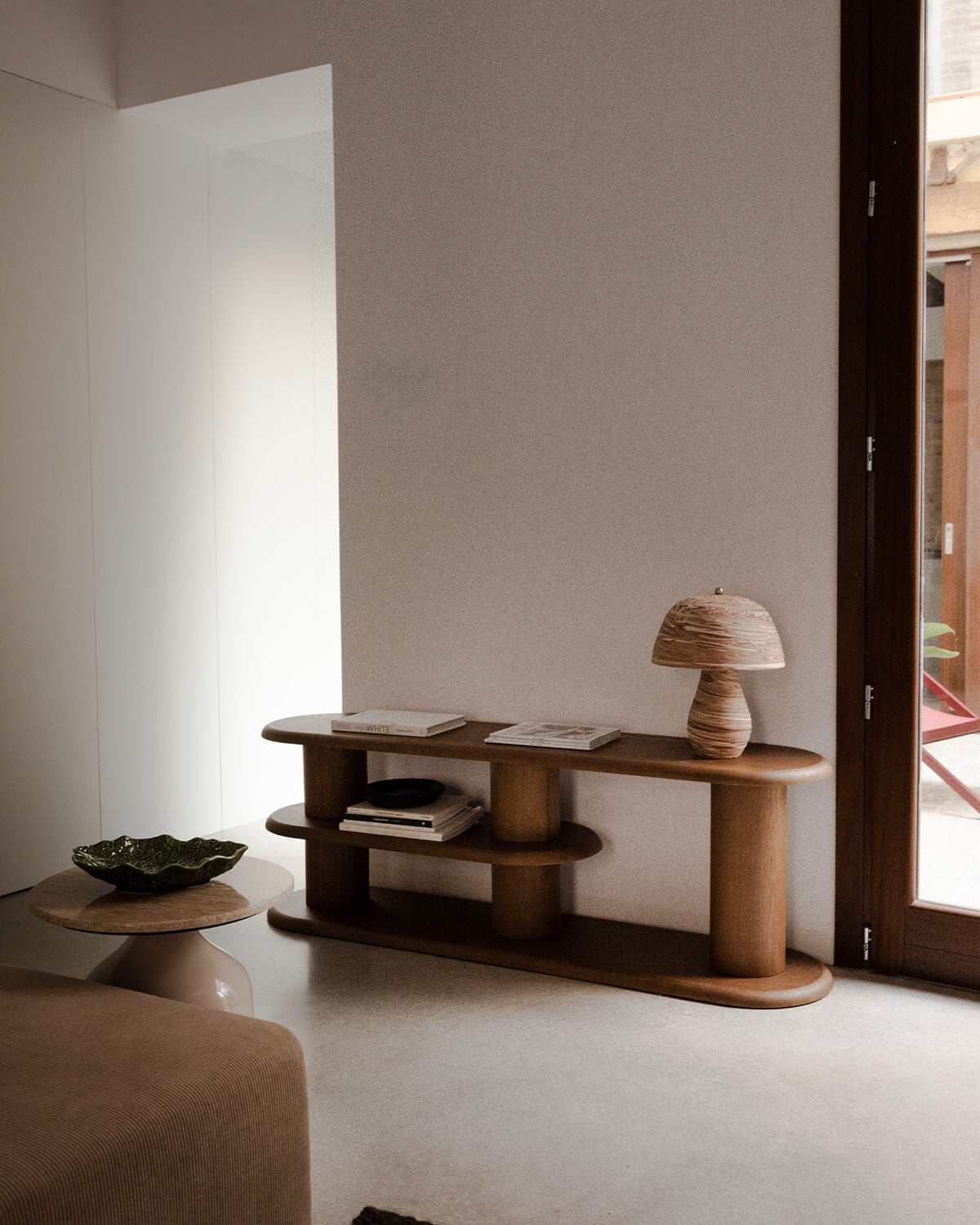 Wooden TV Stand 160x40 cm Alhie, gallery image 2