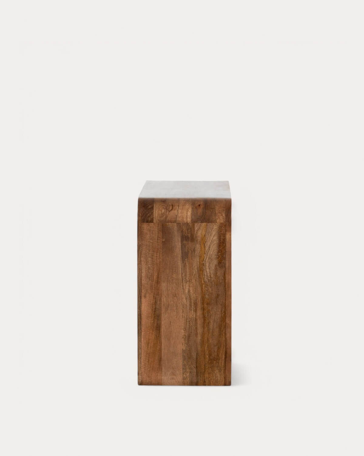 Rectangular hallway console table with 2 drawers 120x40 cm in mango wood Vanile, gallery image 4