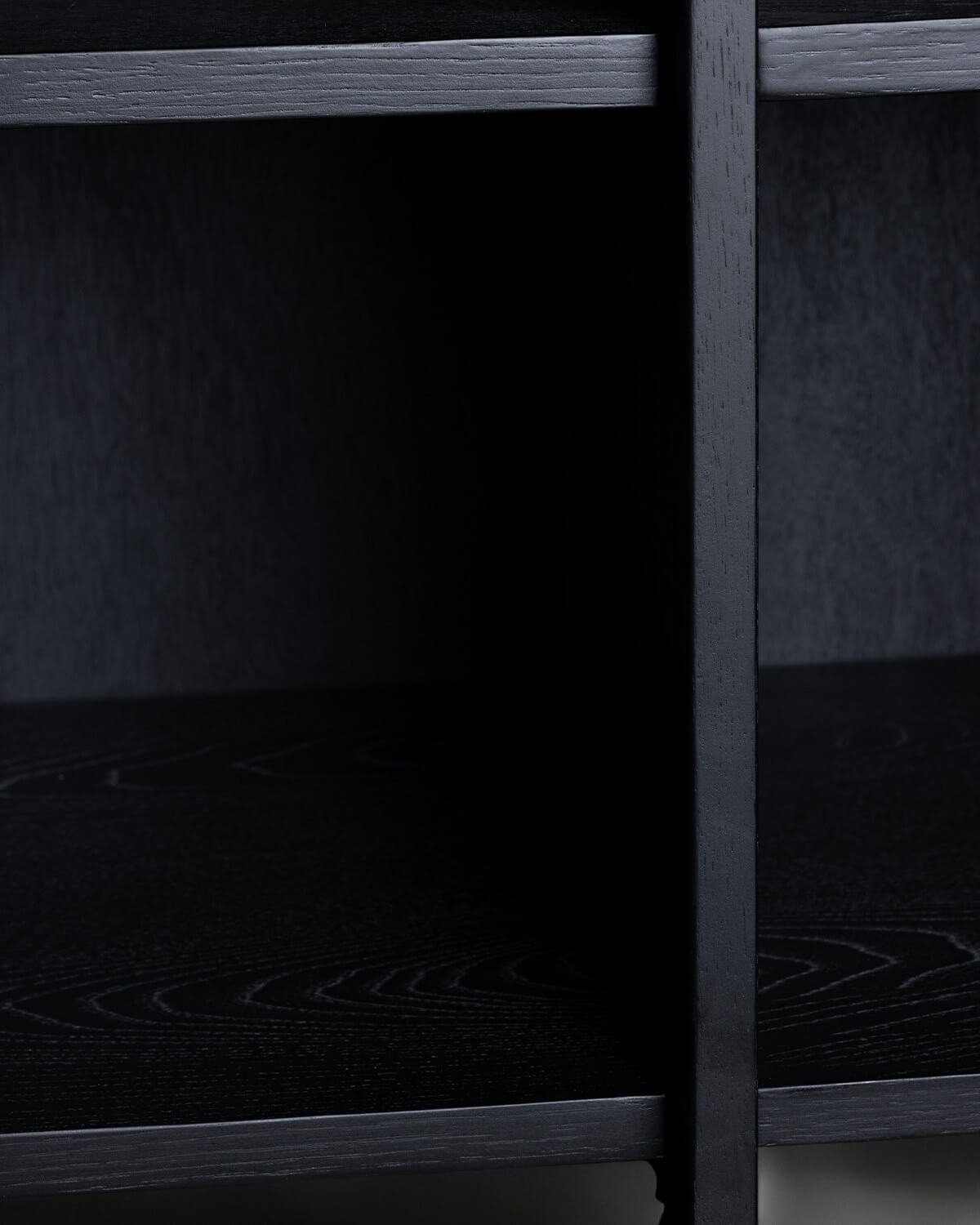 Tall Sideboard with 2 Wooden Doors Kuroen, gallery image 9