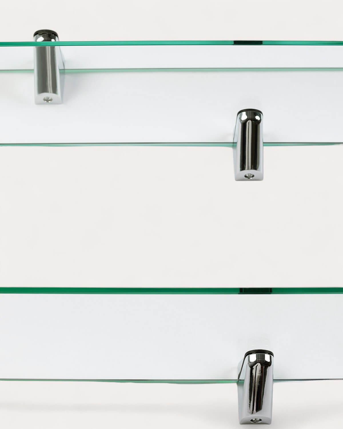 Set de 3 Estanterias de Pared de Cristal Curvado Iris, gallery image 3