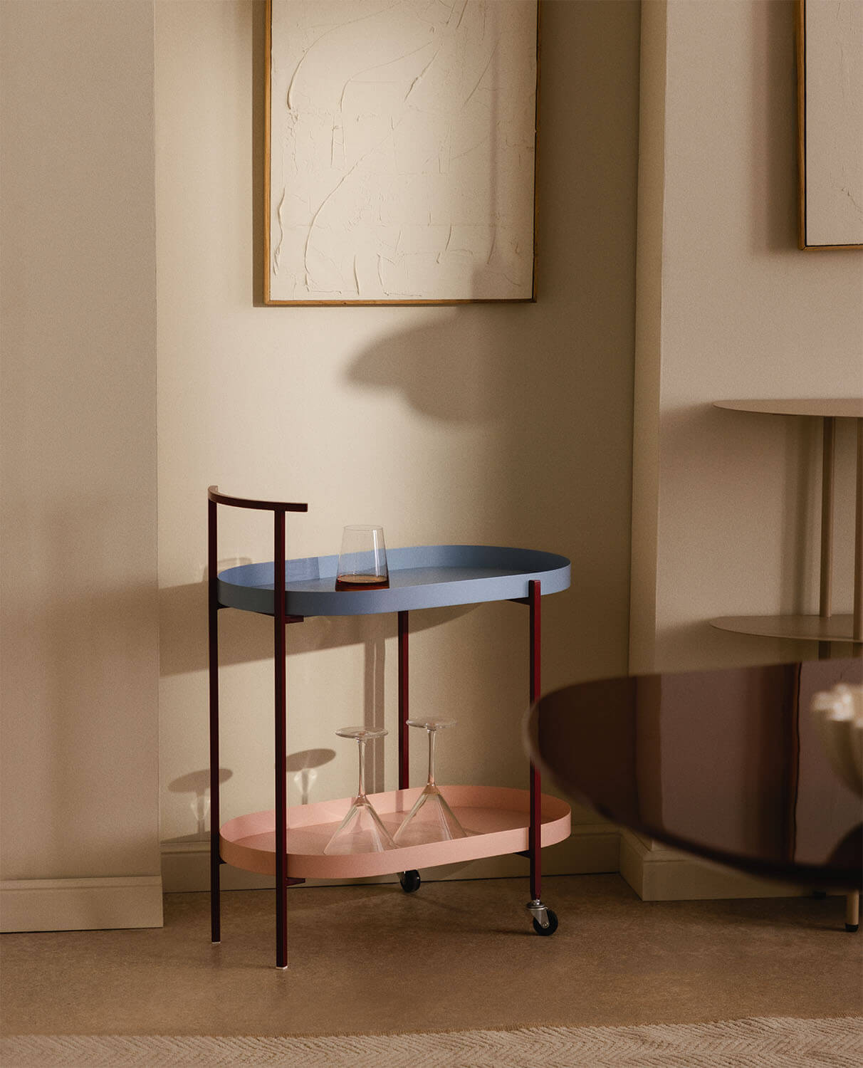 Metal Waiter Trolley Ilse, gallery image 2