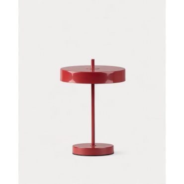 Dimmable Metal Table Lamp Eloy Red Tinto - The Masie