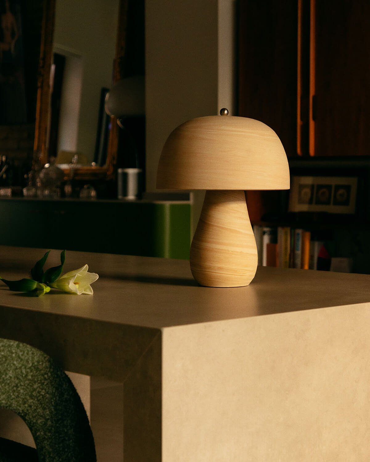 Lira Terracotta Table Lamp, gallery image 2