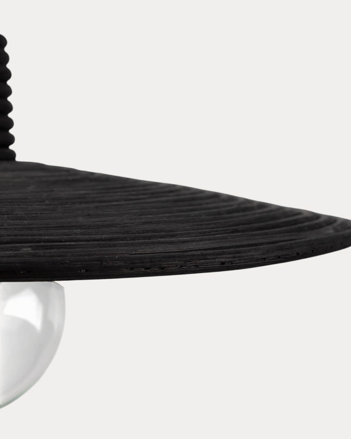 Metal and Rattan Ceiling Light (Ø46 cm) Molly, gallery image 5