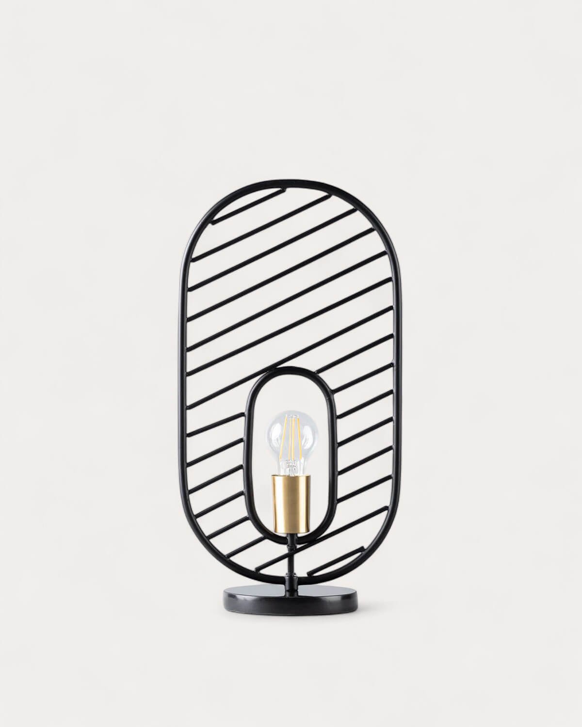 Nima Metal and Marble Table Lamp, gallery image 1