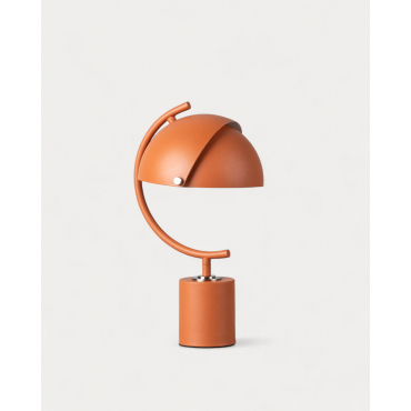 Amun Metal Table Lamp Orange Terra - The Masie