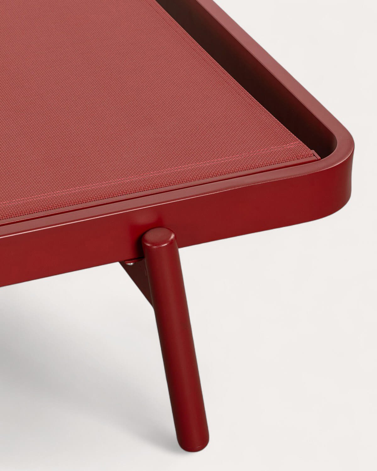 Reclining Lounger in Aluminum and Celina Fabric, gallery image 7