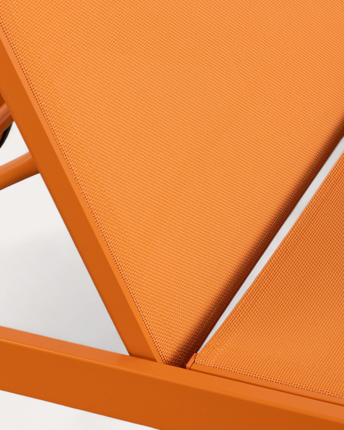 Reclining Lounger in Aluminum and Celina Fabric, gallery image 6